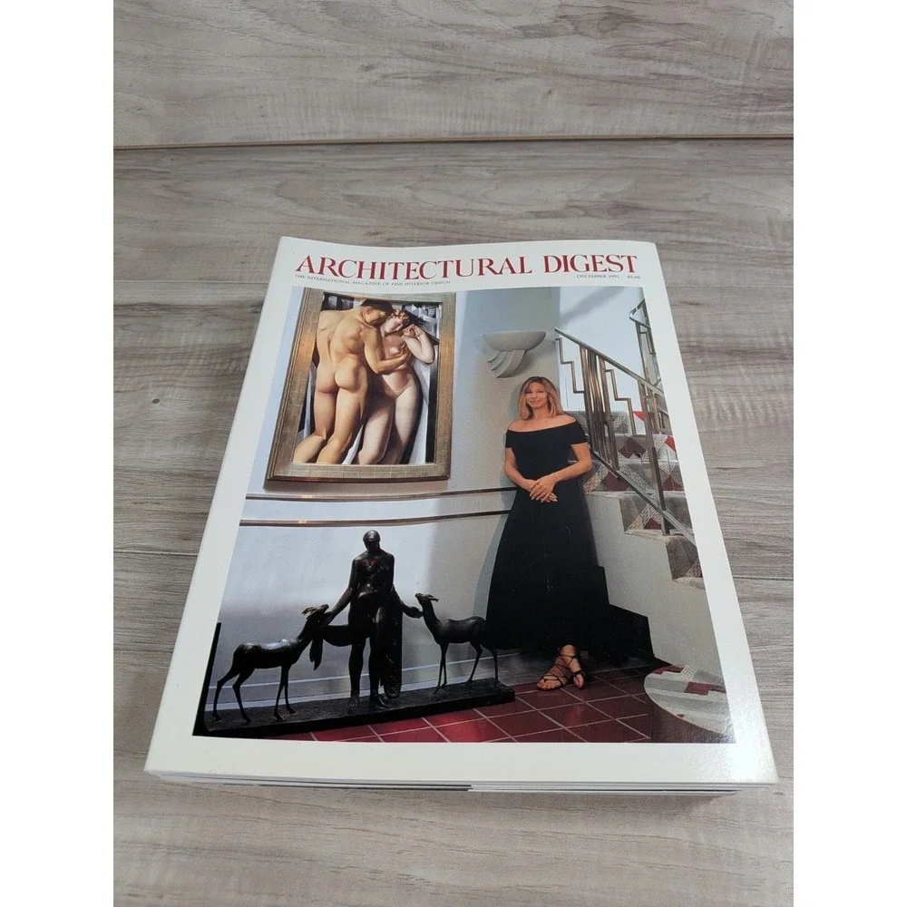 ARCHITECTURAL DIGEST MAGAZINE Year 1993 90s Clint Eastwood LOT OF 5